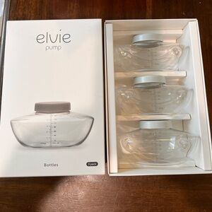 Elvie Pump - Breastmilk Storage Bottles -BPA Free-Breast Feeding Essentials 3Pk